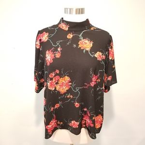 BP Blouse Floral Flattering 1X